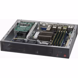 Supermicro CSE-E300, Supporto, Server, Nero, Flex-ATX, Mini-ITX, 1U, USA - UL listed, FCC Canada - CUL listed Germany - TUV C ...