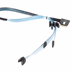 Supermicro CBL-SAST-0827 cavo Serial Attached SCSI (SAS) 0,7 m Nero