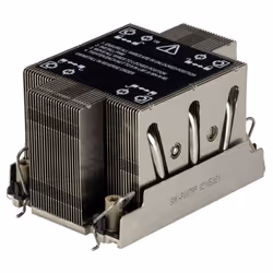 Supermicro SNK-P0078P, Dissipatore di calore/Radiatore, Nero, Acciaio inox