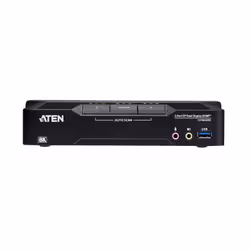 ATEN Switch KVMP™ a 2 porte USB 3.0 con DisplayPort 8K e doppio schermo (cavi inclusi) - Vista aggiuntiva 2