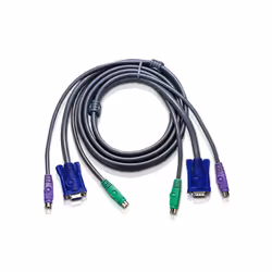 ATEN 2L5005P, 5 m, PS/2, PS/2, VGA, VGA, 2xPS/2, VGA, 2xPS/2
