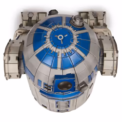4D Build, kit di modellismo in cartoncino di R2-D2 di Star Wars da 201 pezzi | Decorazione da tavolo giocattolo Star Wars | Giocattoli da costruzione | Kit di modellismo 3D per adulti e ragazzi dai 12 anni in su - Vista aggiuntiva 6