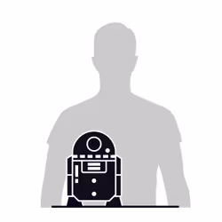 4D Build, kit di modellismo in cartoncino di R2-D2 di Star Wars da 201 pezzi | Decorazione da tavolo giocattolo Star Wars | Giocattoli da costruzione | Kit di modellismo 3D per adulti e ragazzi dai 12 anni in su - Vista aggiuntiva 8