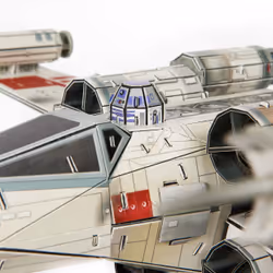 4D Build, kit di modellismo 3D T-65 X-Wing Starfighter di Star Wars da 160 pezzi | Decorazione da tavolo giocattolo Star Wars | Giocattoli da costruzione | Kit di modellismo in cartoncino per adulti e ragazzi dai 12 anni in su - Vista aggiuntiva 4