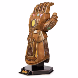 4D Build, puzzle 3D di modellismo Marvel Guanto dell'Infinito da 142 pezzi con supporto | Decorazione da tavolo di Thanos | Giocattoli da costruzione | Puzzle 3D per adulti e ragazzi dai 12 anni in su - Vista aggiuntiva 4