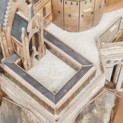 4D Build, kit di modellismo per puzzle 3D Harry Potter castello di Hogwarts da 209 pezzi | Decorazione da tavolo Harry Potter da regalo | Giocattoli da costruzione | Puzzle 3D per adulti e ragazzi dai 12 anni in su - Vista aggiuntiva 6