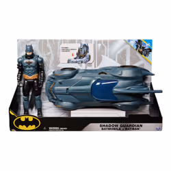DC Comics Batman, Shadow Guardian Batmobile e action figure di Batman, giocattoli per bambini dai 3 anni in su - Vista aggiuntiva 6