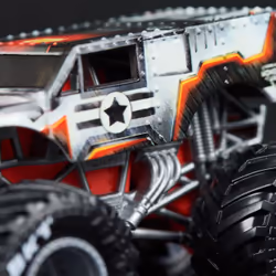Monster Jam Marvel Iron Man Vs. War Machine - Vista aggiuntiva 7