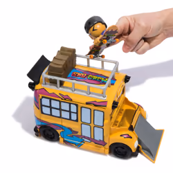 Tech Deck Sk8 Crew 2-in-1 Transforming Ultra Bus & Storage - Vista aggiuntiva 4