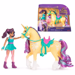 Unicorn Academy Ava & Leaf, Bambola alla moda, Femmina, 4 anno/i, Ragazza, 115 mm, Multicolore