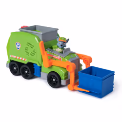 PAW Patrol Crush N’ Roll Recycling Truck, Camion della spazzatura, 3 anno/i, Plastica, Multicolore