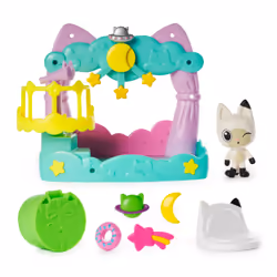 Gabby's Dollhouse Pandy Paws Dreamy Balcony, Azione/Avventura, 3 anno/i, Multicolore