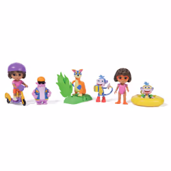 Dora, Confezione avventura Tutti al mare, con personaggi Dora e Boots e accessori, giocattoli per bambine e bambini dai 3 anni in su - Vista aggiuntiva 6