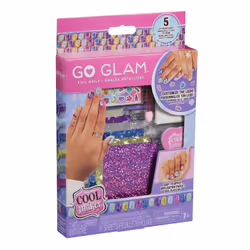 Cool Maker , GO GLAM, kit Unghie laminate con 6 fogli di lamine luccicanti e adesivi per unghie per 5 manicure fai da te, giocattoli creativi per bambine dai 7 anni in su - Vista aggiuntiva 8