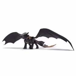 DreamWorks Dragons, How to Train Your Dragon, Sdentato Sputafuoco, Action Figure con Luci, Suoni e Ali da 38 cm, Giocattoli per Bambini, 4+ Anni