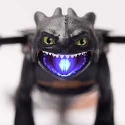 DreamWorks Dragons, How to Train Your Dragon, Sdentato Sputafuoco, Action Figure con Luci, Suoni e Ali da 38 cm, Giocattoli per Bambini, 4+ Anni - Vista aggiuntiva 5