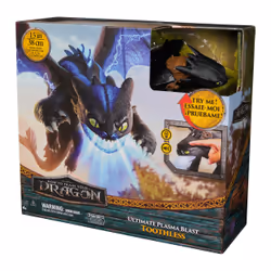 DreamWorks Dragons, How to Train Your Dragon, Sdentato Sputafuoco, Action Figure con Luci, Suoni e Ali da 38 cm, Giocattoli per Bambini, 4+ Anni - Vista aggiuntiva 8