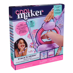 Cool Maker , Macchina dei Braccialetti Heishi dell'Amicizia, con Pratica Penna Impila-Perline e oltre 1200 Perline, per la Realizzazione di 15 Braccialetti, Giocattoli Artistici per Bambine, 7+ Anni - Vista aggiuntiva 6