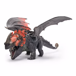 DreamWorks Dragons, How to Train Your Dragon, Universo di Berk: Morte Rossa Furia Divoratrice, Drago Giocattolo da 28 cm con Sdentato, 4+ Anni - Vista aggiuntiva 5