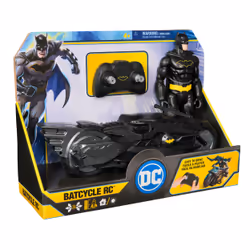 DC Comics , Batcycle stealth radiocomandato di Batman con action figure di Batman da 30 cm, giocattoli dei supereroi per bambini e bambine dai 4 anni in su - Vista aggiuntiva 6