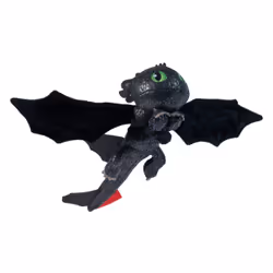 DreamWorks Dragons How to Train Your Dragon, giocattolo di peluche Toothless Vola e coccola, drago di peluche da 30,5 cm, giocattoli per bambini dai 4 anni in su - Vista aggiuntiva 6