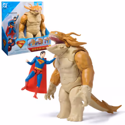 DC Comics , SUPERMAN, Superman Vs. Kaiju con Slime, Set di Action Figure, Giocattoli dei Supereroi per Bambini e Bambine, 4+  ...