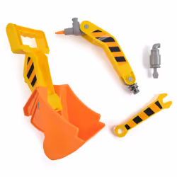 Rubble & Crew , Bulldozer di Rubble, con Attrezzi Rimovibili, Veicolo Giocattolo con Personaggio, Giocattoli di PAW Patrol per Bambini e Bambine, 3+ Anni - Vista aggiuntiva 3