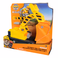 Rubble & Crew , Bulldozer di Rubble, con Attrezzi Rimovibili, Veicolo Giocattolo con Personaggio, Giocattoli di PAW Patrol per Bambini e Bambine, 3+ Anni - Vista aggiuntiva 5