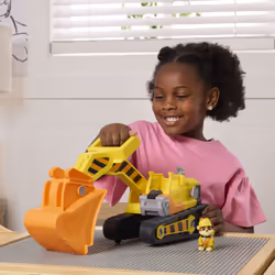 Rubble & Crew , Bulldozer di Rubble, con Attrezzi Rimovibili, Veicolo Giocattolo con Personaggio, Giocattoli di PAW Patrol per Bambini e Bambine, 3+ Anni - Vista aggiuntiva 6