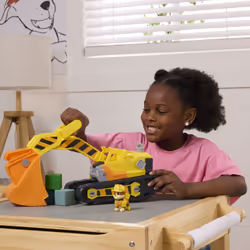 Rubble & Crew , Bulldozer di Rubble, con Attrezzi Rimovibili, Veicolo Giocattolo con Personaggio, Giocattoli di PAW Patrol per Bambini e Bambine, 3+ Anni - Vista aggiuntiva 8