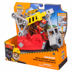Rubble & Crew , Mega Gru di Charger, Veicolo Giocattolo con Personaggio Charger e 2 Attrezzi Rimovibili, Giocattoli PAW Patrol per Bambini e Bambine, 3+ Anni - Vista aggiuntiva 5