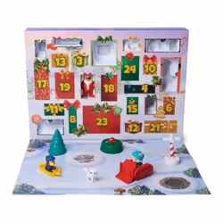 PAW Patrol Holiday Rescue Advent Calendar, 24 giocattoli a sorpresa - personaggi, veicoli e accessori in miniatura, giocattoli per bambini e bambine dai 3 anni in su - Vista aggiuntiva 2