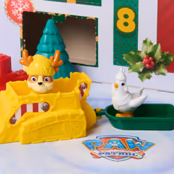 PAW Patrol Holiday Rescue Advent Calendar, 24 giocattoli a sorpresa - personaggi, veicoli e accessori in miniatura, giocattoli per bambini e bambine dai 3 anni in su - Vista aggiuntiva 8