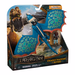 DreamWorks Dragons, How to Train Your Dragon, Tempestosa e Astrid, Action Figure della Coppia Vichinga, Giocattoli per Bambini, 4+ Anni - Vista aggiuntiva 7