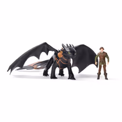 DreamWorks Dragons, How to Train Your Dragon, Sdentato e Hiccup, Action Figure della Coppia Vichinga, Giocattoli per Bambini, 4+ Anni