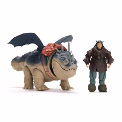 DreamWorks Dragons, How to Train Your Dragon, Gronkio e Gambadipesce, Action Figure della Coppia Vichinga, Giocattoli per Bambini, 4+ Anni