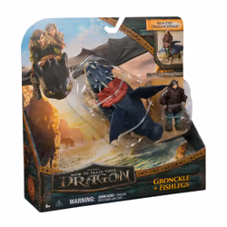 DreamWorks Dragons, How to Train Your Dragon, Gronkio e Gambadipesce, Action Figure della Coppia Vichinga, Giocattoli per Bambini, 4+ Anni - Vista aggiuntiva 7