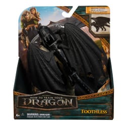DreamWorks Dragons, How to Train Your Dragon, Toothless, drago da 23 cm, giocattoli per bambini dai 4 anni in su