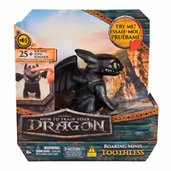 DreamWorks Dragons How to Train Your Dragon, Mini Sdentato Interattivo, Drago Interattivo con 25 suoni, Giocattoli per Bambin ...