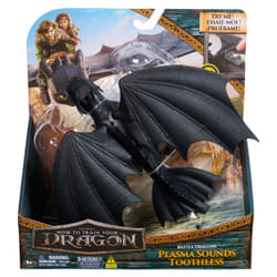 DreamWorks Dragons, How to Train Your Dragon, Draghi da Battaglia, Sdentato Sputafuoco, con Effetti Sonori, Action Figure da 33 cm, Giocattoli per Bambini e Bambine. 4+ Anni