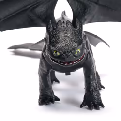 DreamWorks Dragons, How to Train Your Dragon, Draghi da Battaglia, Sdentato Sputafuoco, con Effetti Sonori, Action Figure da 33 cm, Giocattoli per Bambini e Bambine. 4+ Anni