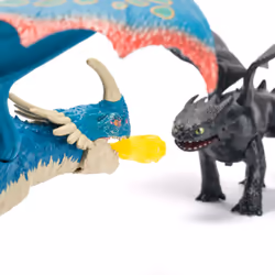 DreamWorks Dragons, How to Train Your Dragon, Draghi da Battaglia, Sdentato Sputafuoco, con Effetti Sonori, Action Figure da 33 cm, Giocattoli per Bambini e Bambine. 4+ Anni - Vista aggiuntiva 7