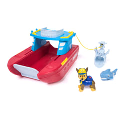 PAW Patrol , Sea Patroller, veicolo con Chase e squalo, 2 modalità Perlustrazione, giocattoli per bambini e bambine dai 3 anni in su