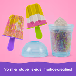 Kinetic Sand , Set dei Frullati Golosi, con 396 g di Sabbia da Gioco, Attrezzi e Formina Ghiacciolo, Cibo Giocattolo, Giocattoli Artistici per Bambine e Bambini, 5+ Anni - Vista aggiuntiva 7