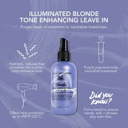 Bumble And Bumble Illuminated Blonde Purple Leave-In Treatment Spray Spray per capelli Donna 125 ml - Vista aggiuntiva 4