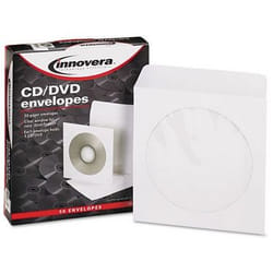 Innovera IVR39403 custodia CD/DVD Custodia a tasca 1 dischi Bianco