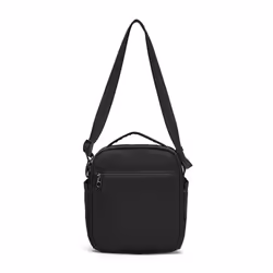 Pacsafe LS200 Nylon, Poliestere riciclato Nero Unisex Borsa a tracolla