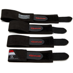EVS Axis Pro/Sport Sostituzione Velcro fissaggio per ginocchiere, nero-rosso, dimensione L per uomo