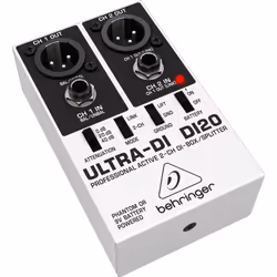Behringer DI20 convertitore audio Nero, Bianco - Vista aggiuntiva 4