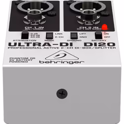 Behringer DI20 convertitore audio Nero, Bianco - Vista aggiuntiva 6